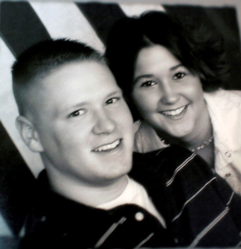 Tyler and Renee, before Iraq