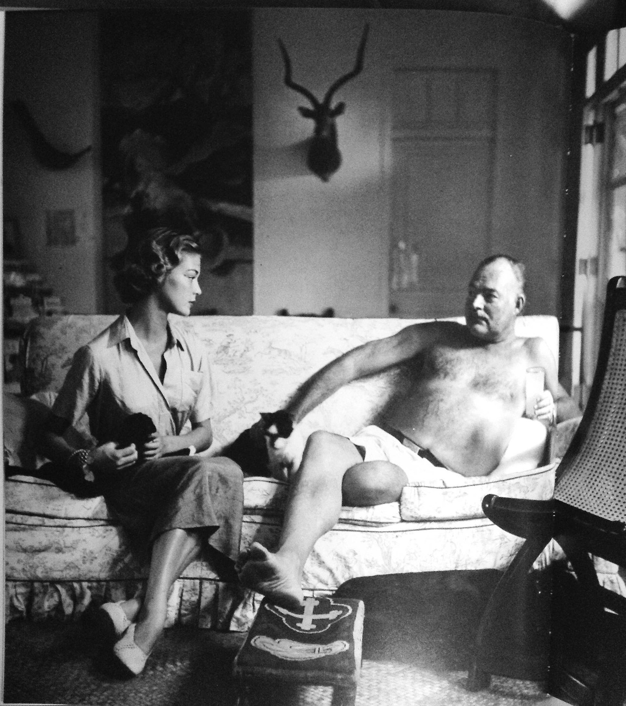 Vogue photographer Cliff Coffin: Ernest Hemingway and Jean Patchett